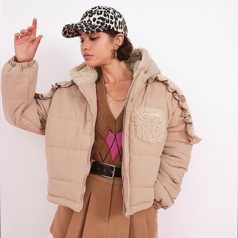 For Love & Lemons Jacket with Ruffles